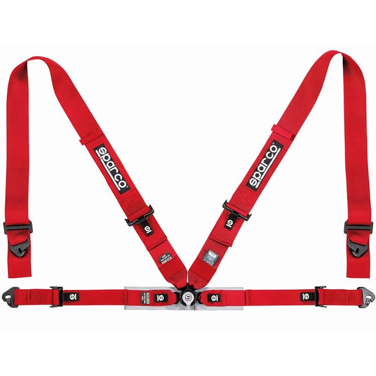 Sparco Belt 4Pt 3in/2in Competition Harness - Black