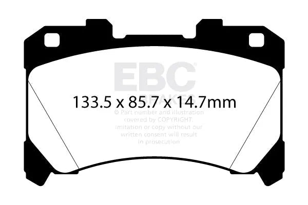 EBC Racing 2023+ Toyota GR Corolla RP-X Front Brake Pads