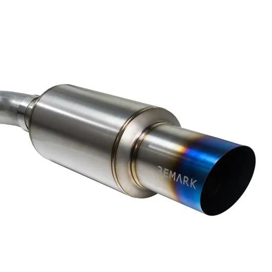 Remark 08-14 Subaru WRX / STI Hatch Cat-Back Exhaust R1 Spec Single Exit Stainless Steel