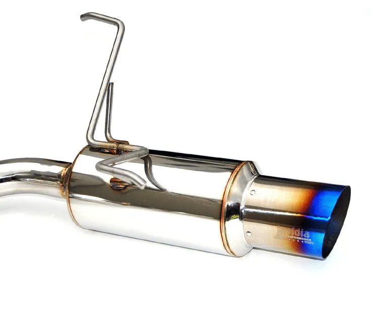 Invidia 08+ Subaru WRX/STI 4dr N1 Twin Outlet Single Layer Tip Titanium Cat-Back Exhaust
