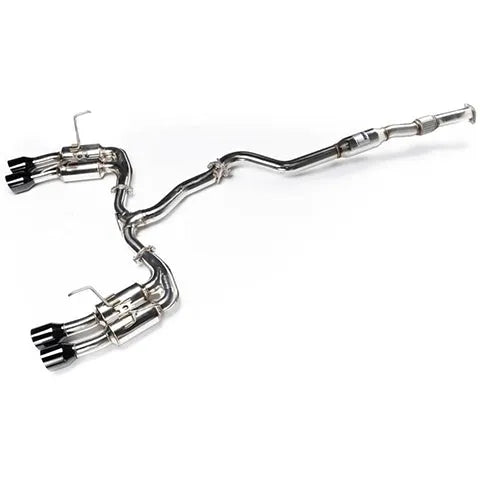 Invidia 2022+ Subaru WRX Gemini Single Layer Quad Titanium Tip Cat-Back Exhaust