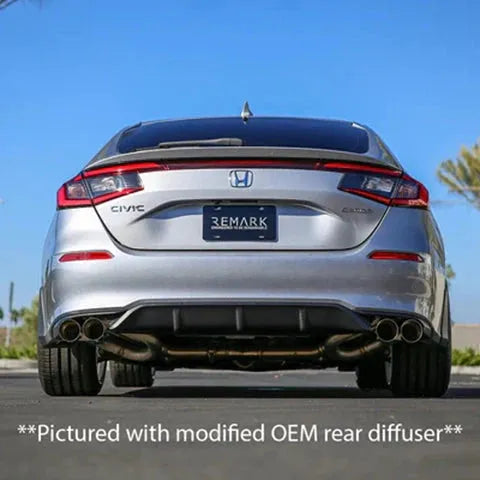 Remark 2022+ Honda Civic Sport Hatchback FL2 (Link Loop) Catback Exhaust Stainless Steel Tip