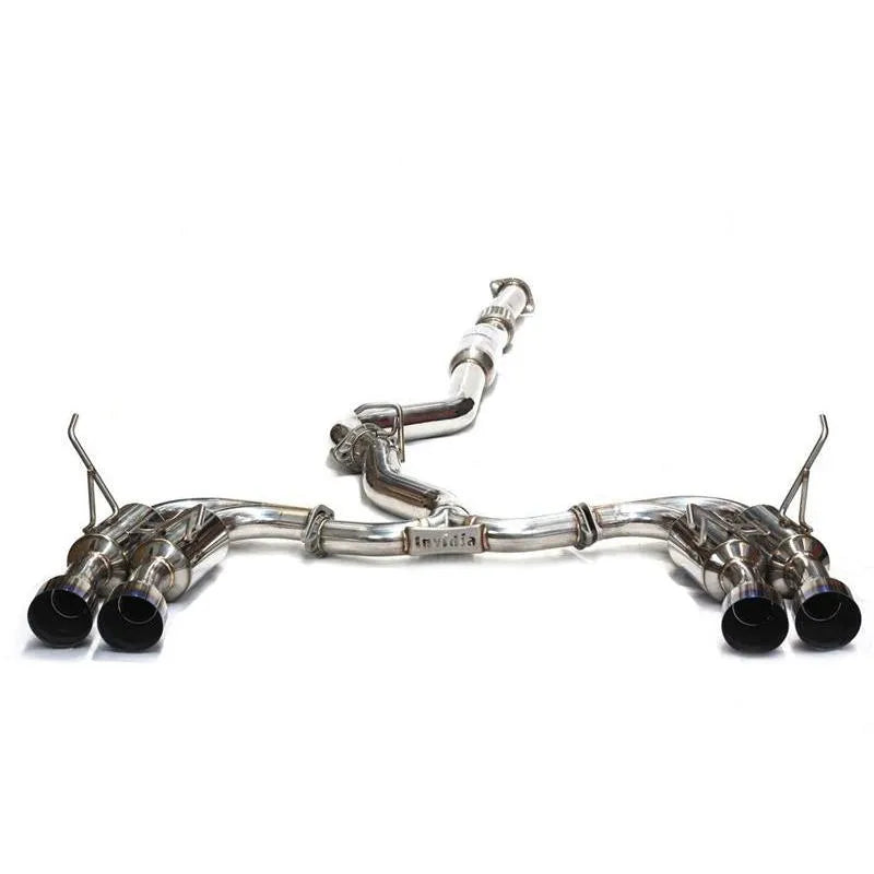 Invidia 08-14 Subaru WRX Hatchback Gemini/R400 Stainless Steel Tip Cat-back Exhaust