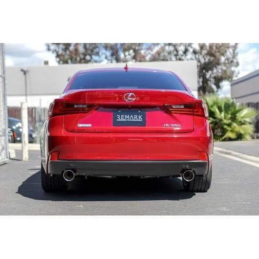 Remark 14-16 Lexus IS200T/IS300/IS350 Axle Back Exhaust w/Titanium Stainless Single Wall Tip