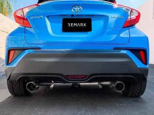Remark 2018+ Toyota C-HR Cat-Back Remark Exhaust w/Stainless Steel Tip Cover