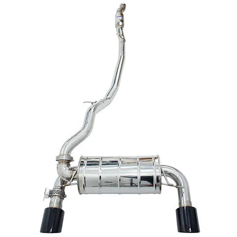 Invidia 15-18 Ford Focus RS Q300 w/Valve Single Wall Titanium Tip Cat-Back Exhaust