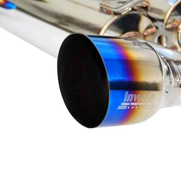 Invidia 07+ Infiniti G37 Coupe Gemini Single Layer Titanium Tip Cat-back Exhaust