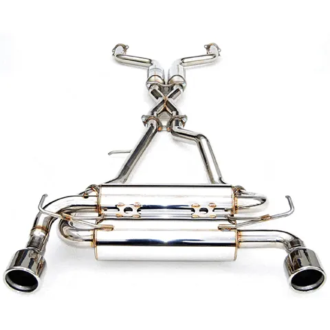 Invidia 07+ Infiniti G37 Coupe Gemini Single Layer Titanium Tip Cat-back Exhaust
