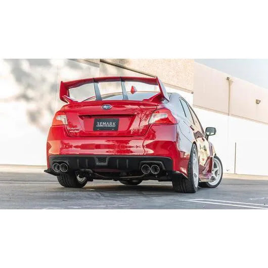 Remark 2015+ Subaru WRX STi VA Axle Back Exhaust w/Stainless Steel Single Wall Tip 4in