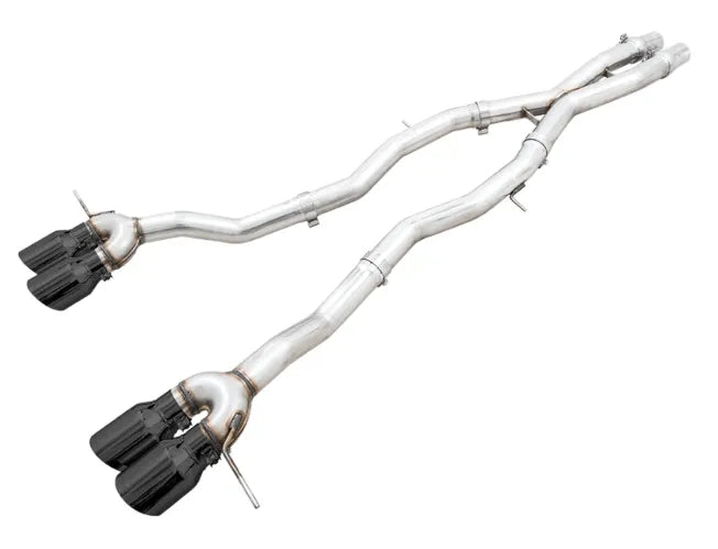 AWE Tuning Track Edition Catback Exhaust for BMW G8X M3/M4 - Diamond Black Tips (3020-42482)