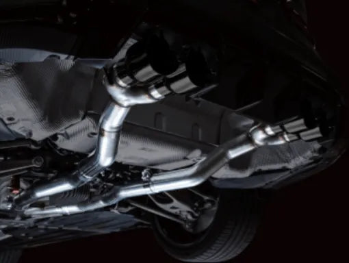 AWE Tuning Track Edition Catback Exhaust for BMW G8X M3/M4 - Diamond Black Tips (3020-42482)