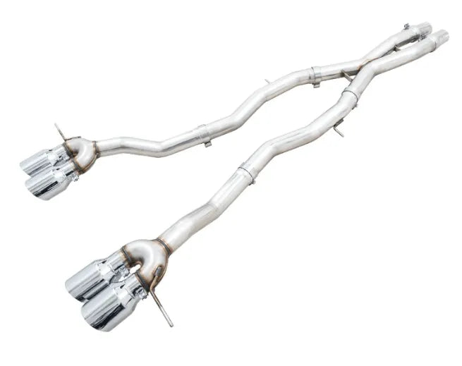 AWE Tuning Track Edition Catback Exhaust for BMW G8X M3/M4 - Chrome Silver Tips (3020-43482)