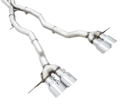 AWE Tuning Track Edition Catback Exhaust for BMW G8X M3/M4 - Chrome Silver Tips (3020-43482)