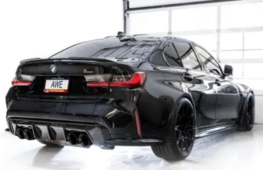 AWE Tuning SwitchPath Catback Exhaust for BMW G8X M3/M4 - Chrome Silver Tips (3025-42480)