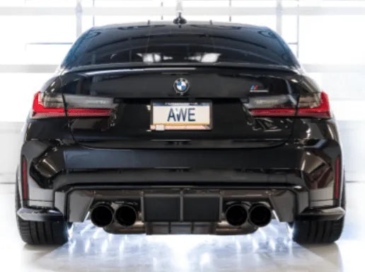 AWE Tuning SwitchPath Catback Exhaust for BMW G8X M3/M4 - Chrome Silver Tips (3025-42480)