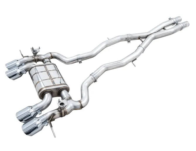 AWE Tuning SwitchPath Catback Exhaust for BMW G8X M3/M4 - Diamond Black Tips (3025-43480)