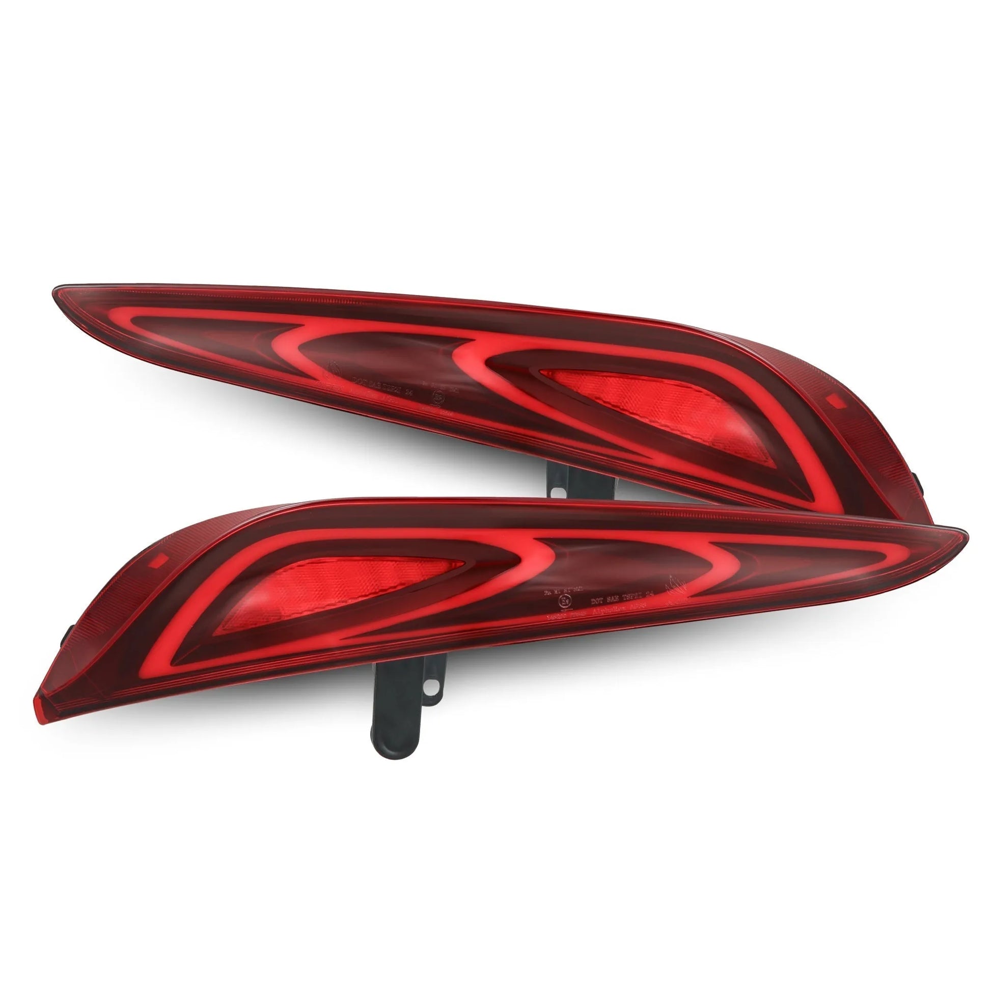 AlphaRex LUXX-Series FT-1 Style LED Tail Lights Black Red | Toyota Supra (20-25) (609031)
