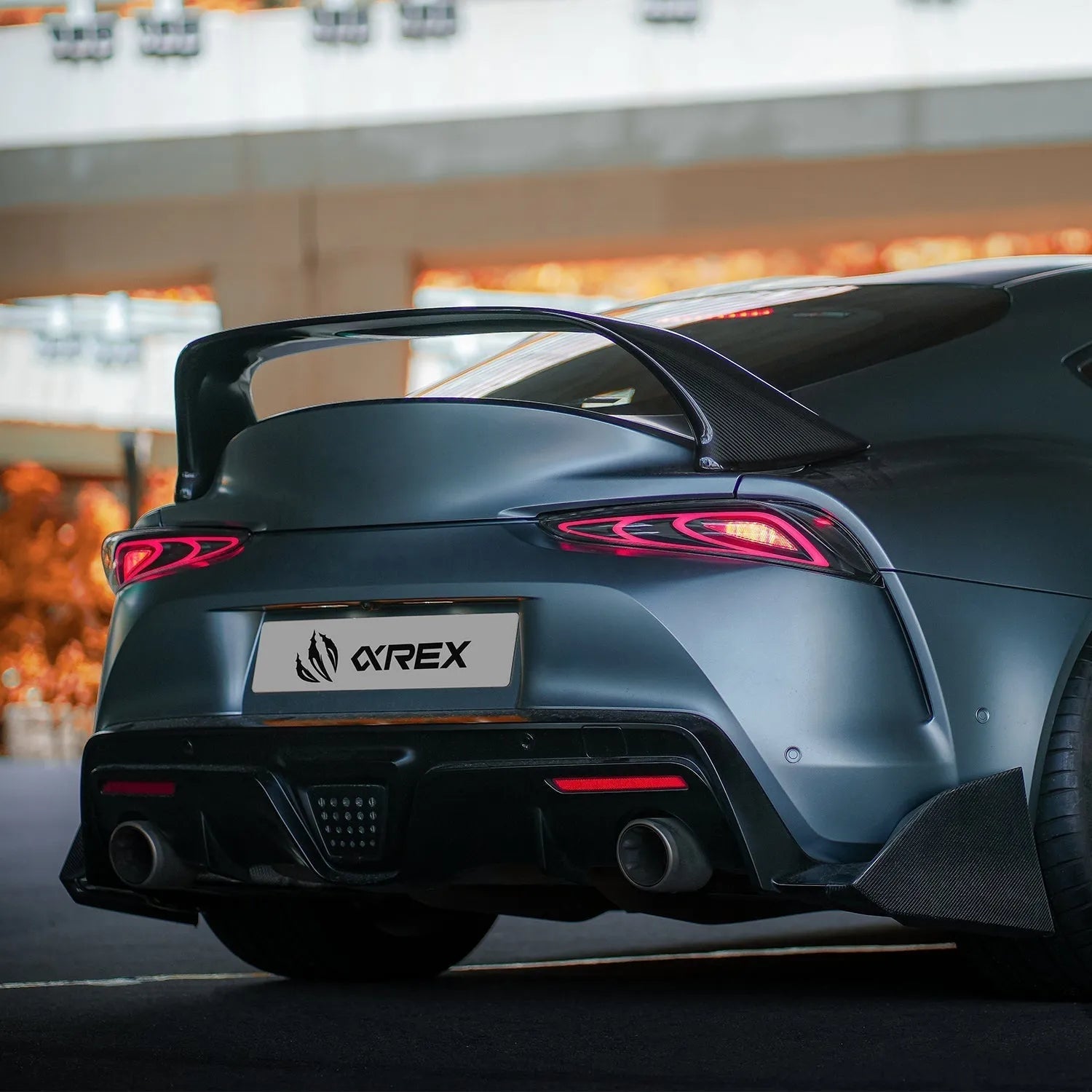 AlphaRex LUXX-Series FT-1 Style LED Tail Lights Alpha Black | Toyota Supra (20-25) (609021)
