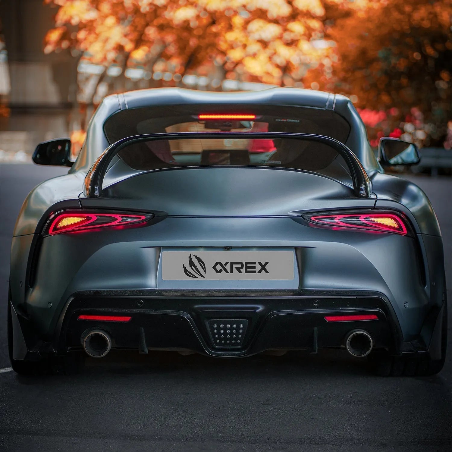 AlphaRex LUXX-Series FT-1 Style LED Tail Lights Alpha Black | Toyota Supra (20-25) (609021)