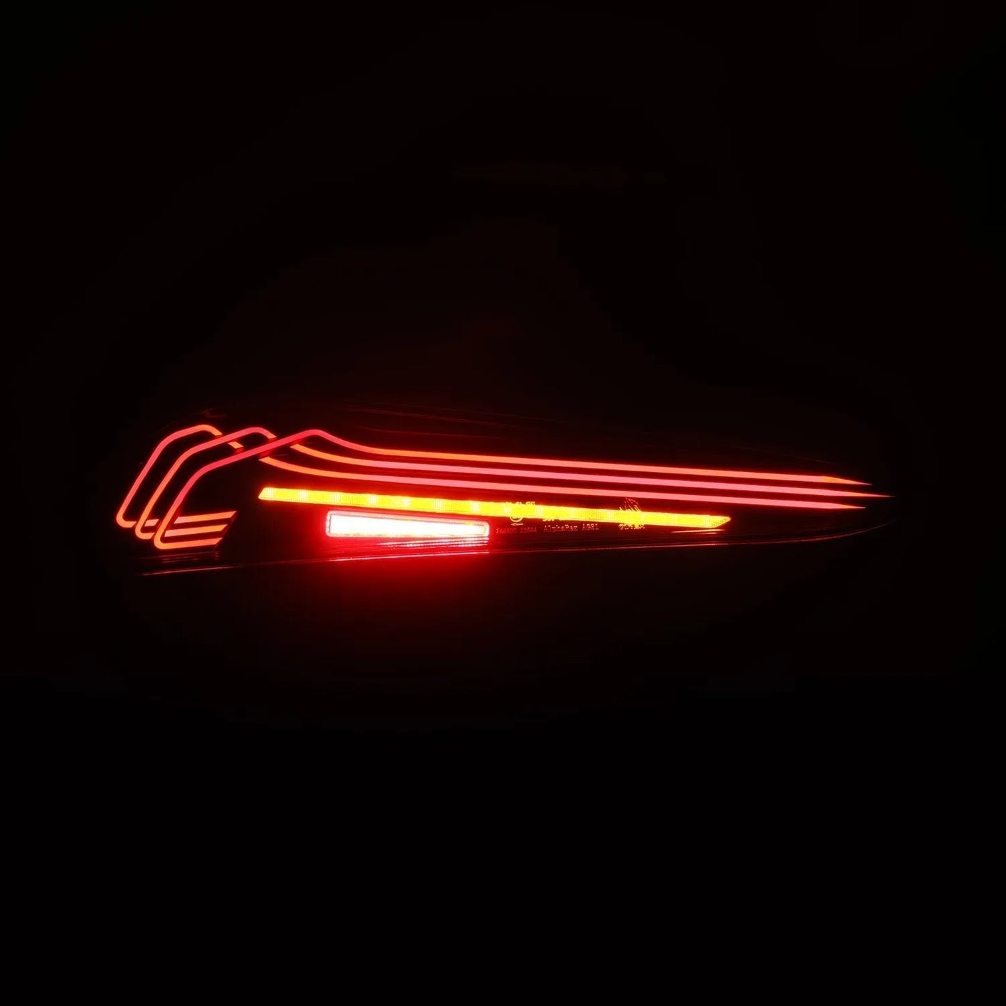 AlphaRex LUXX-Series Laser Style LED Tail Lights Black-Red | Toyota Supra (20-25) (609030)