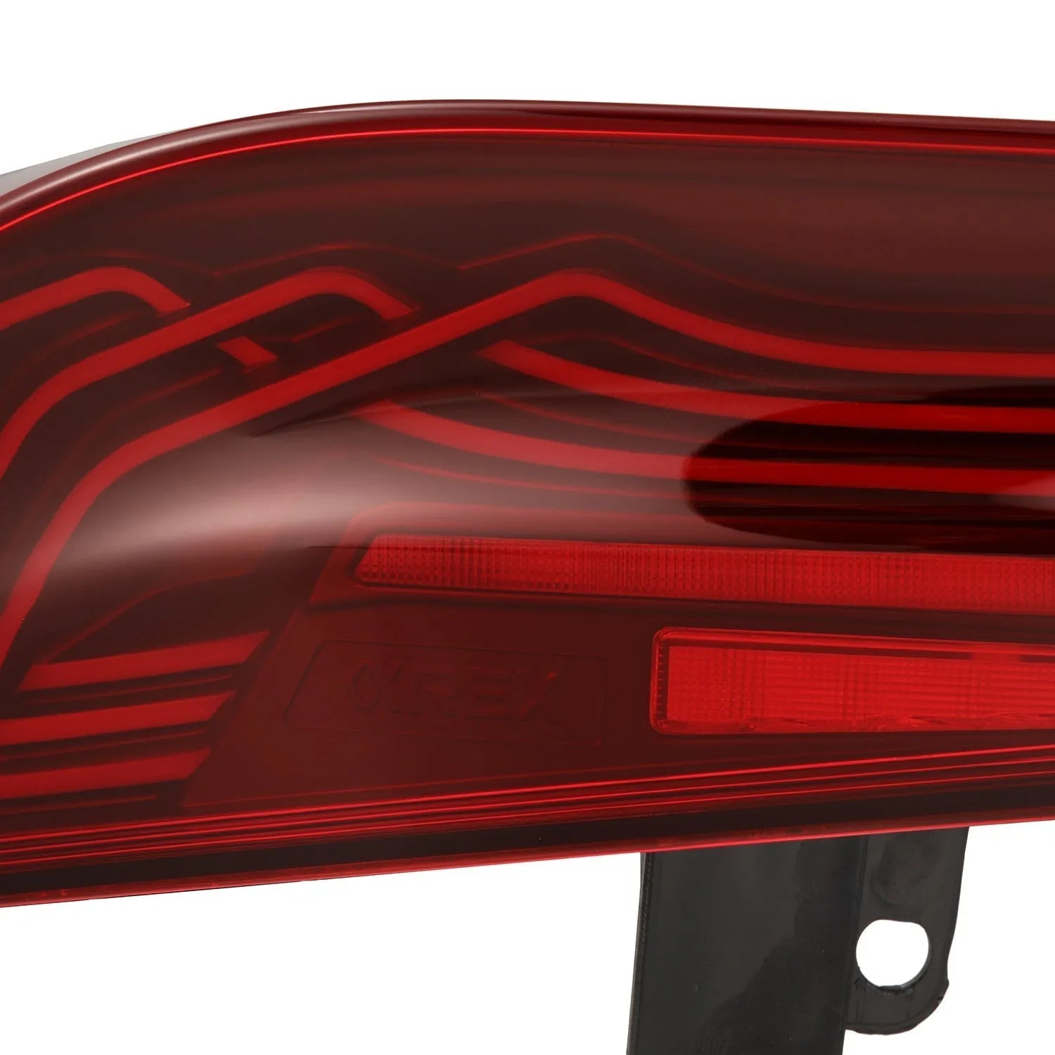 AlphaRex LUXX-Series Laser Style LED Tail Lights Black-Red | Toyota Supra (20-25) (609030)