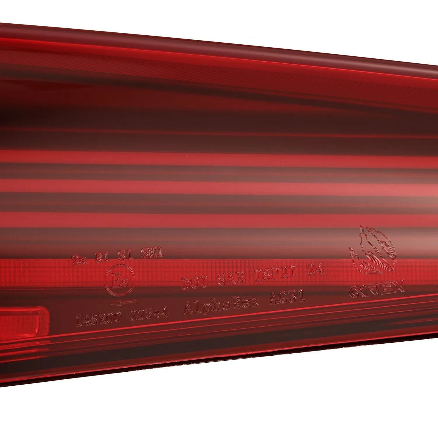 AlphaRex LUXX-Series Laser Style LED Tail Lights Black-Red | Toyota Supra (20-25) (609030)