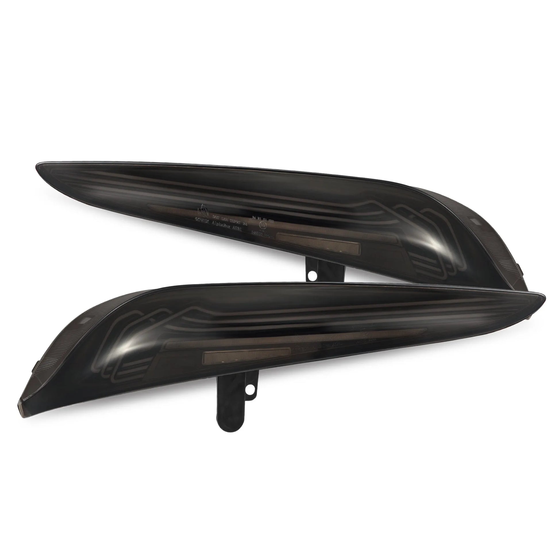 AlphaRex LUXX-Series Laser Style LED Tail Lights Alpha Black | Toyota Supra (20-25) (609020)