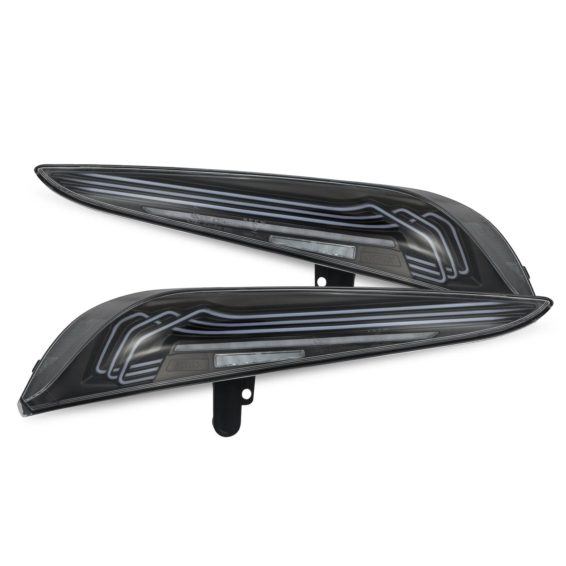 AlphaRex 20-25 Laser Style LUXX-Series LED Tail Lights Black | Toyota Supra (20-25) (609010)