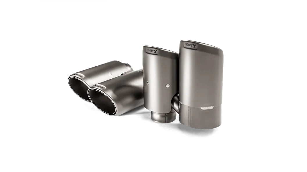 Akrapovic Titanium Tail Pipe Set | Porsche Cayenne V6 (18+) (TP-T/S/23)
