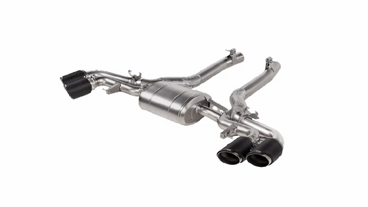 Akrapovic Slip-On Ti Exhaust w/ CF Tips | BMW X5M F95 / X6M F96 (19-26) (S-BM/T/16H)