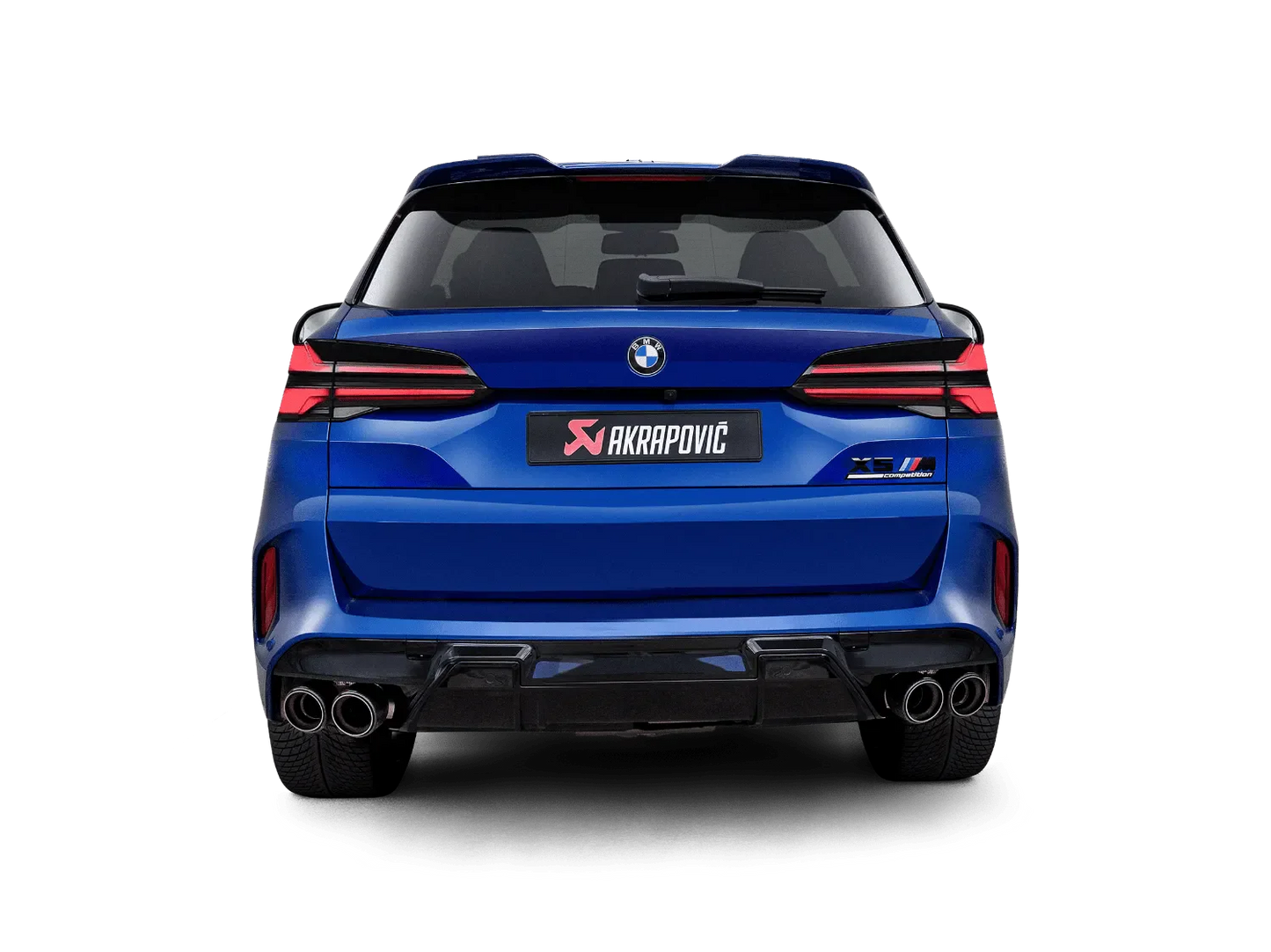 Akrapovic Slip-On Line Titanium Exhaust w/ Carbon Fiber Tips | BMW X5M / X6M (24+) (S-BM/T/35H)