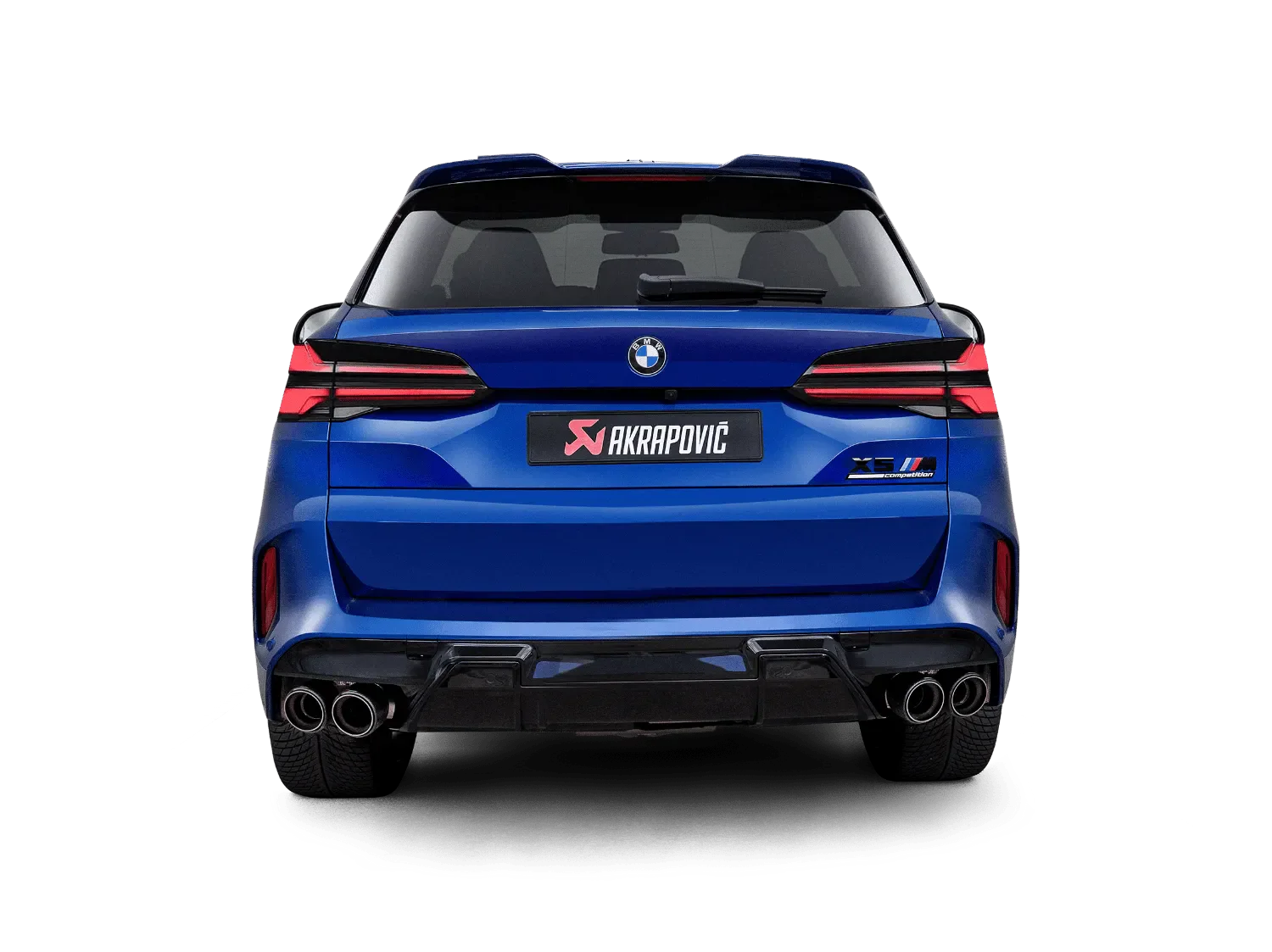 Akrapovic Slip-On Line Titanium Exhaust w/ Carbon Fiber Tips | BMW X5M / X6M (24+) (S-BM/T/35H)