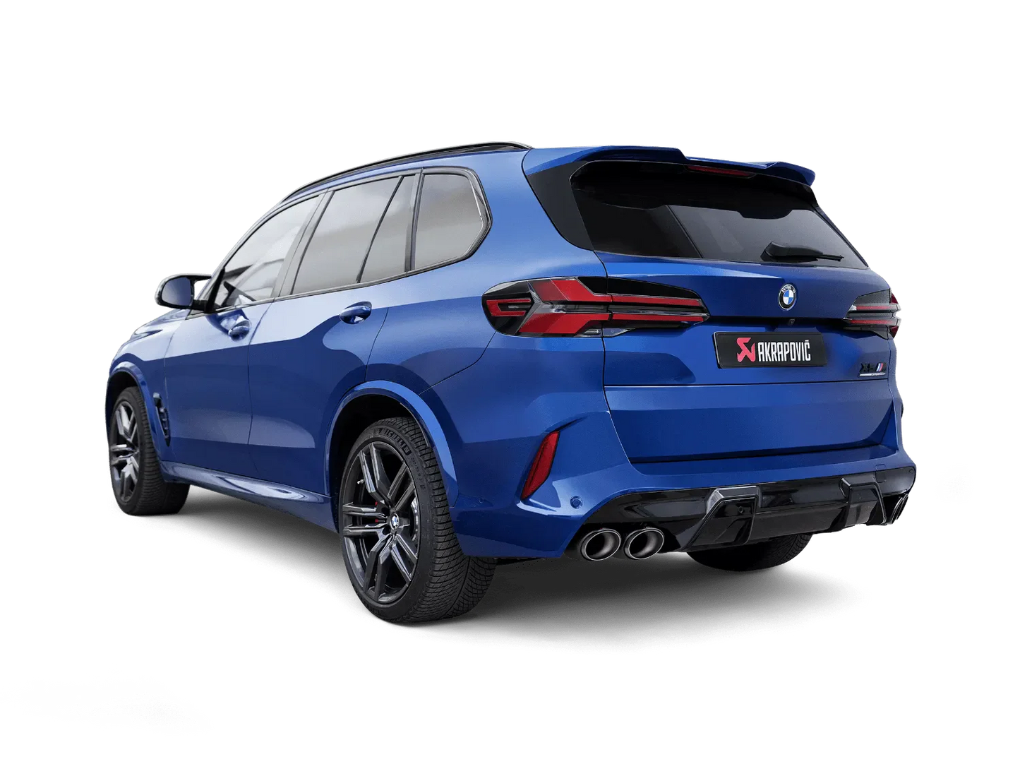 Akrapovic Slip-On Line Titanium Exhaust w/ Carbon Fiber Tips | BMW X5M / X6M (24+) (S-BM/T/35H)