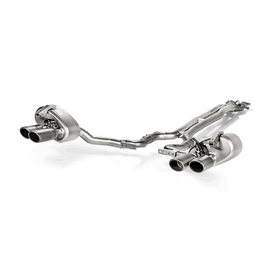 Akrapovic Porsche Panamera Turbo (971) Evolution Line Cat Back (Titanium) w/Titanium Tail Pipe Set