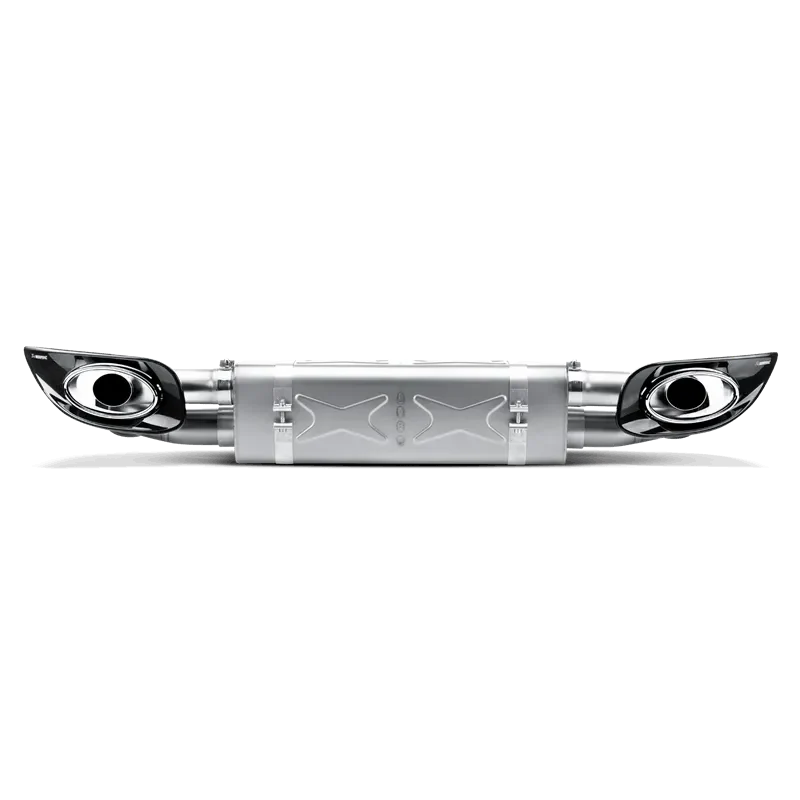 Akrapovic Slip-On Line Exhaust w/ Titanium Tips | Porsche 911 Turbo/S (997.2) (S-PO997TFLH)