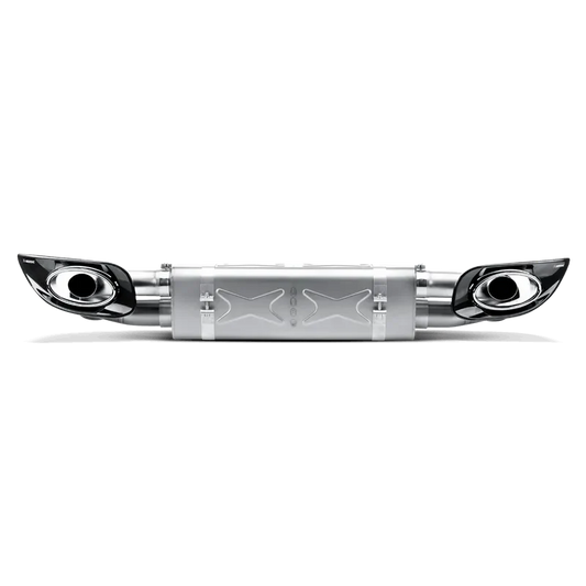 Akrapovic Slip-On Line Exhaust w/ Titanium Tips | Porsche 911 Turbo/S (997.2) (S-PO997TFLH)