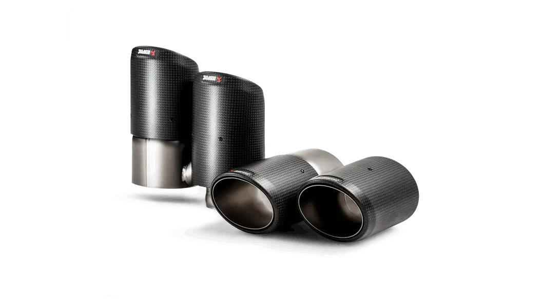 Akrapovic Carbon Tail Pipe Set | Porsche Cayenne V6 (18+) (TP-CT/53)