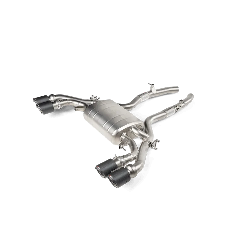 Akrapovic Slip-On Line Exhaust (Titanium) w/ Carbon Tips | BMW X4 M (F98) (19-20) (S-BM/T/10H-CX4)