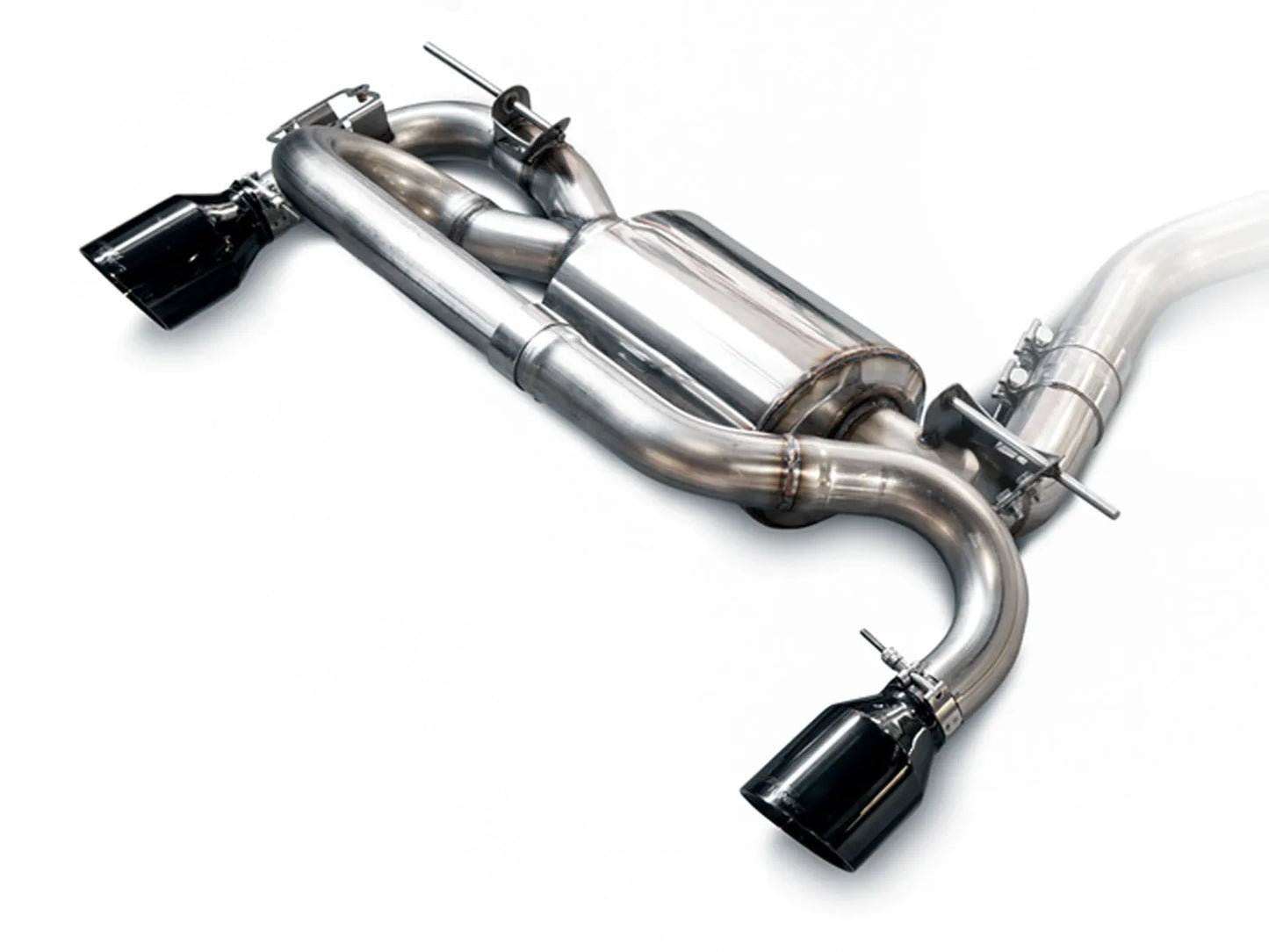 AWE Tuning Touring Axle Back Exhaust BMW F22 M235i/M240i (14-21) | Chrome Tips (3010-32028)
