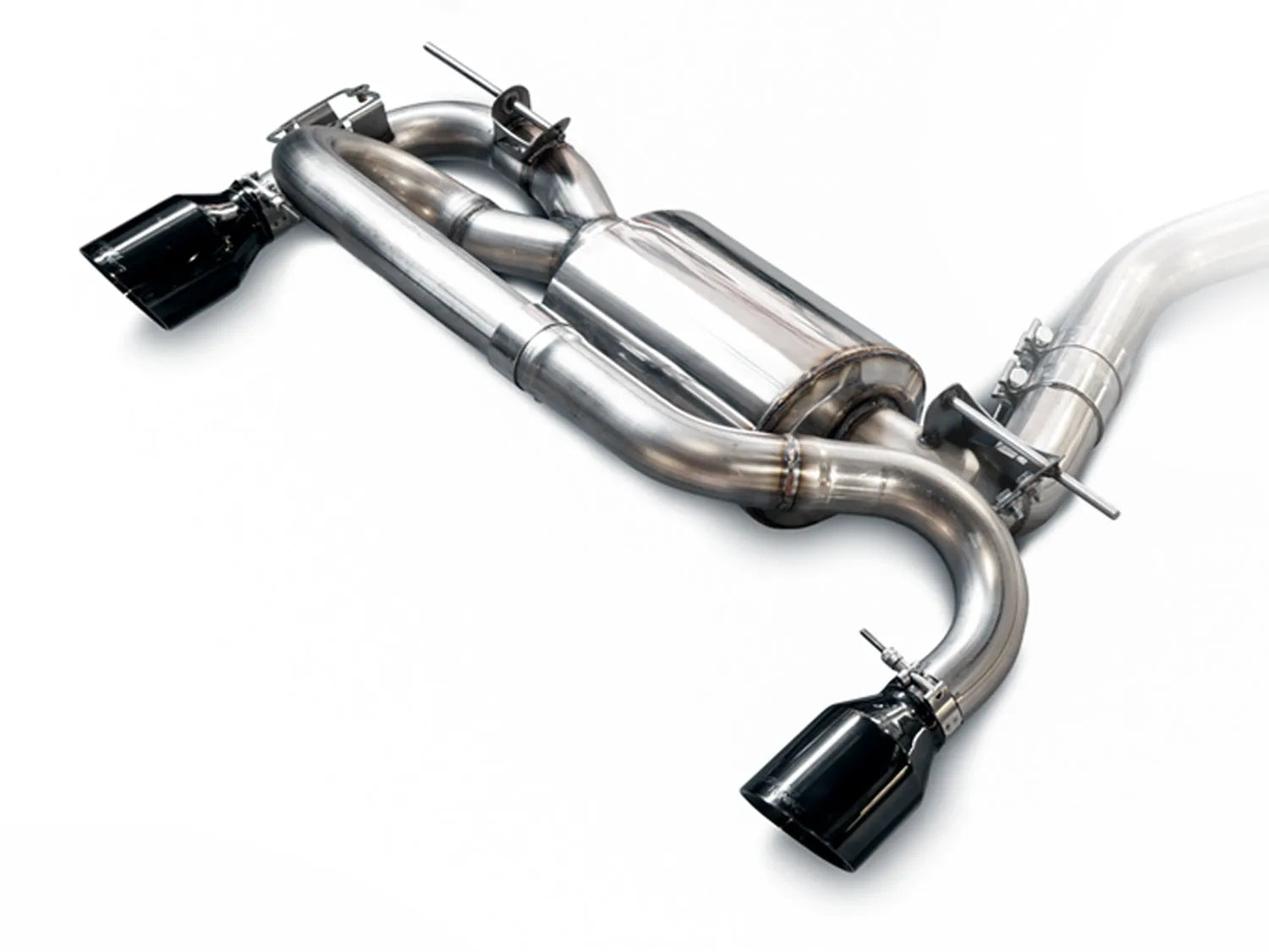 AWE Tuning Touring Axle Back Exhaust BMW F22 M235i/M240i (14-21) | Chrome Tips (3010-32028)