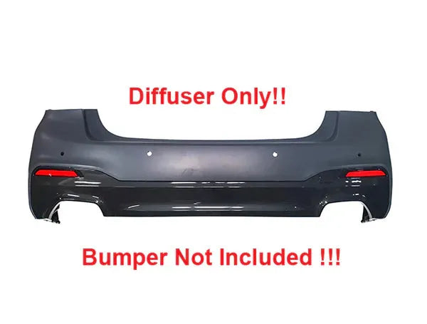 2017-2020 BMW G30 PRE-LCI MTECH MSPORT Style Rear Diffuser Only