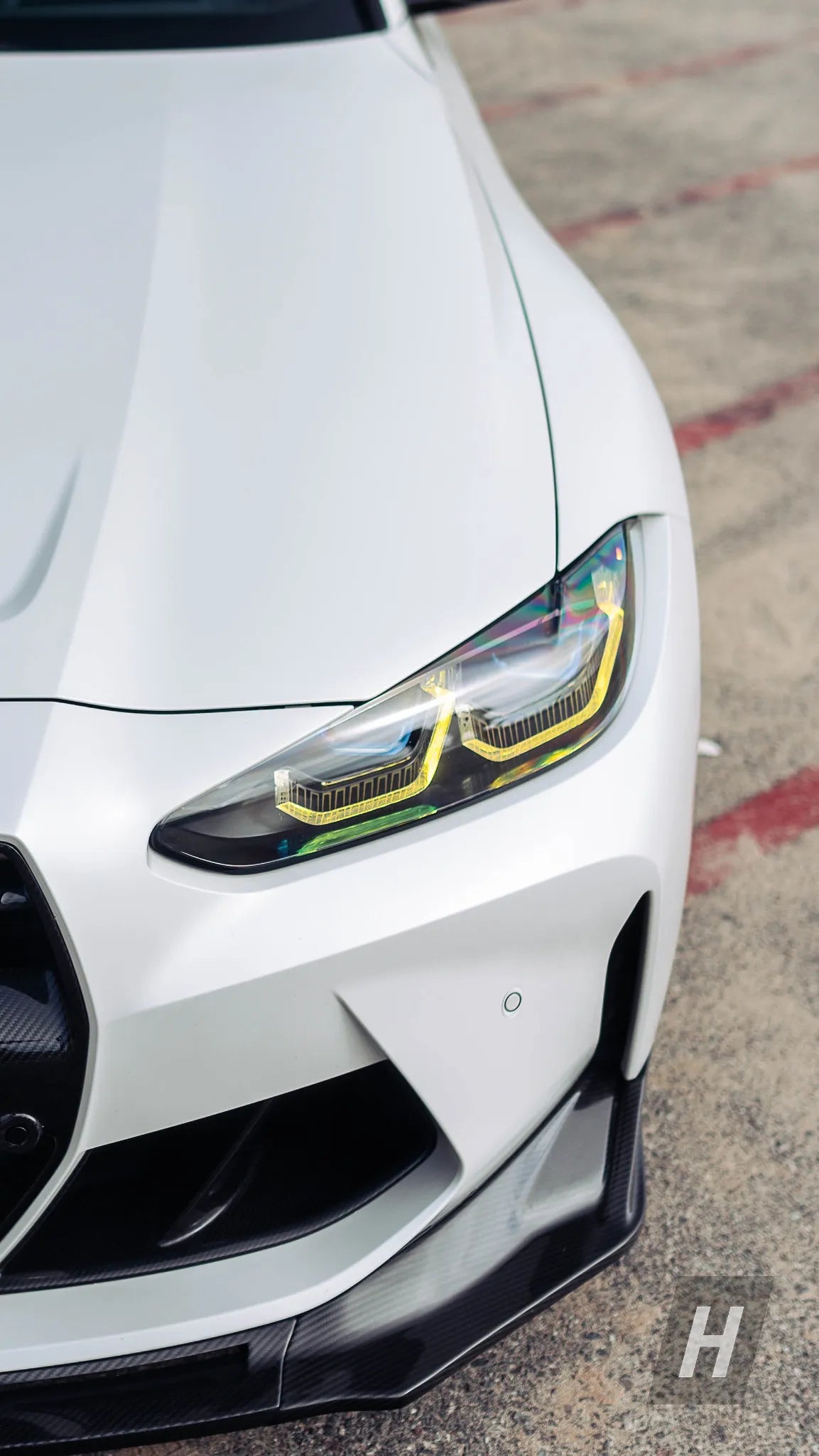 HM CSL Yellow Daytime Running Light LED Module Set - G22 4-Series | G80 M3 | G82 / G83 M4