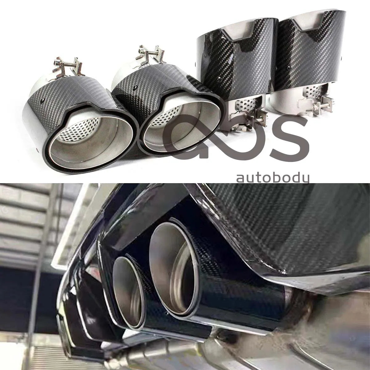 G8X Carbon Fiber Exhaust Tips