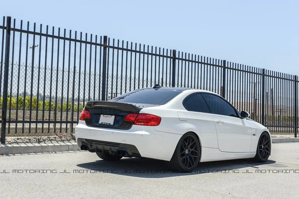 BMW E92/E93 M-Sport Carbon Fiber Rear Diffuser Quad – ABS Auto Body