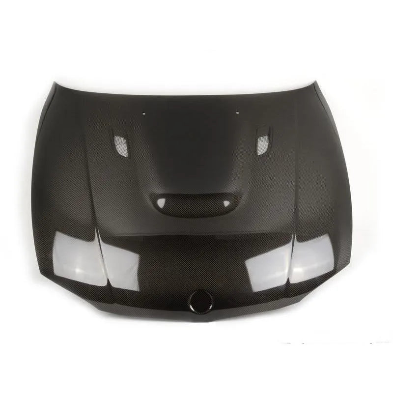 M Style Vented Carbon Fiber Hood - E82 1-series