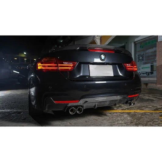 3D Style Carbon Fiber Diffuser - F32 4-series