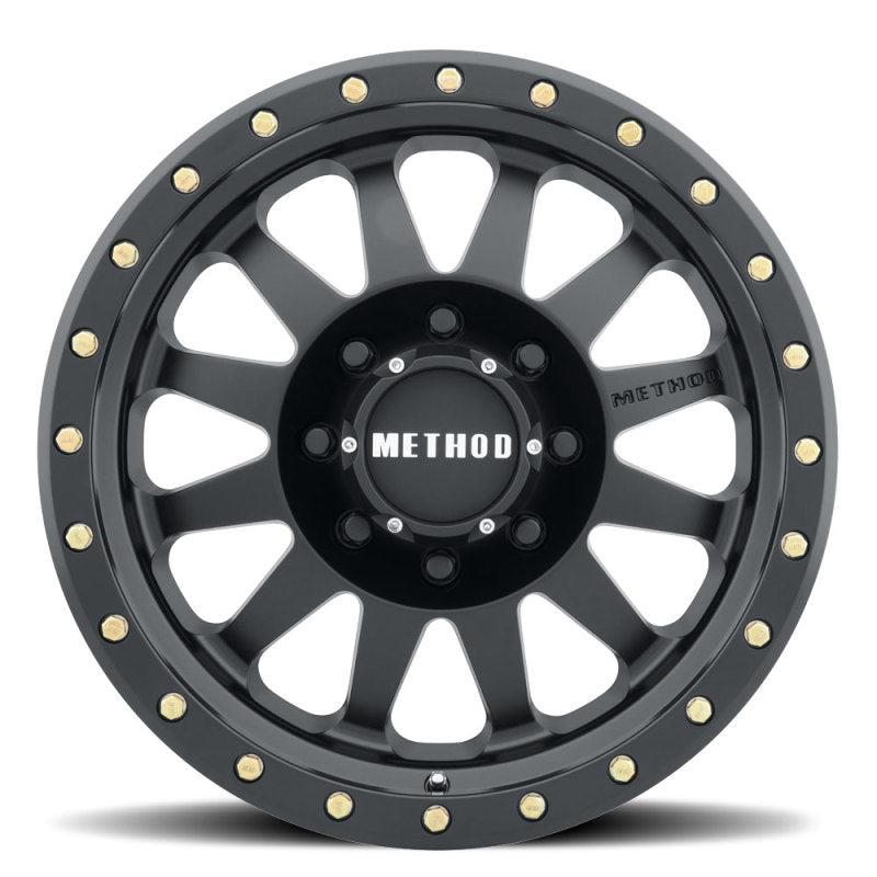 (set of 4) Method Wheels MR304 Matte Black | 17x8.5" +0mm | 8x6.5mm Wheel
