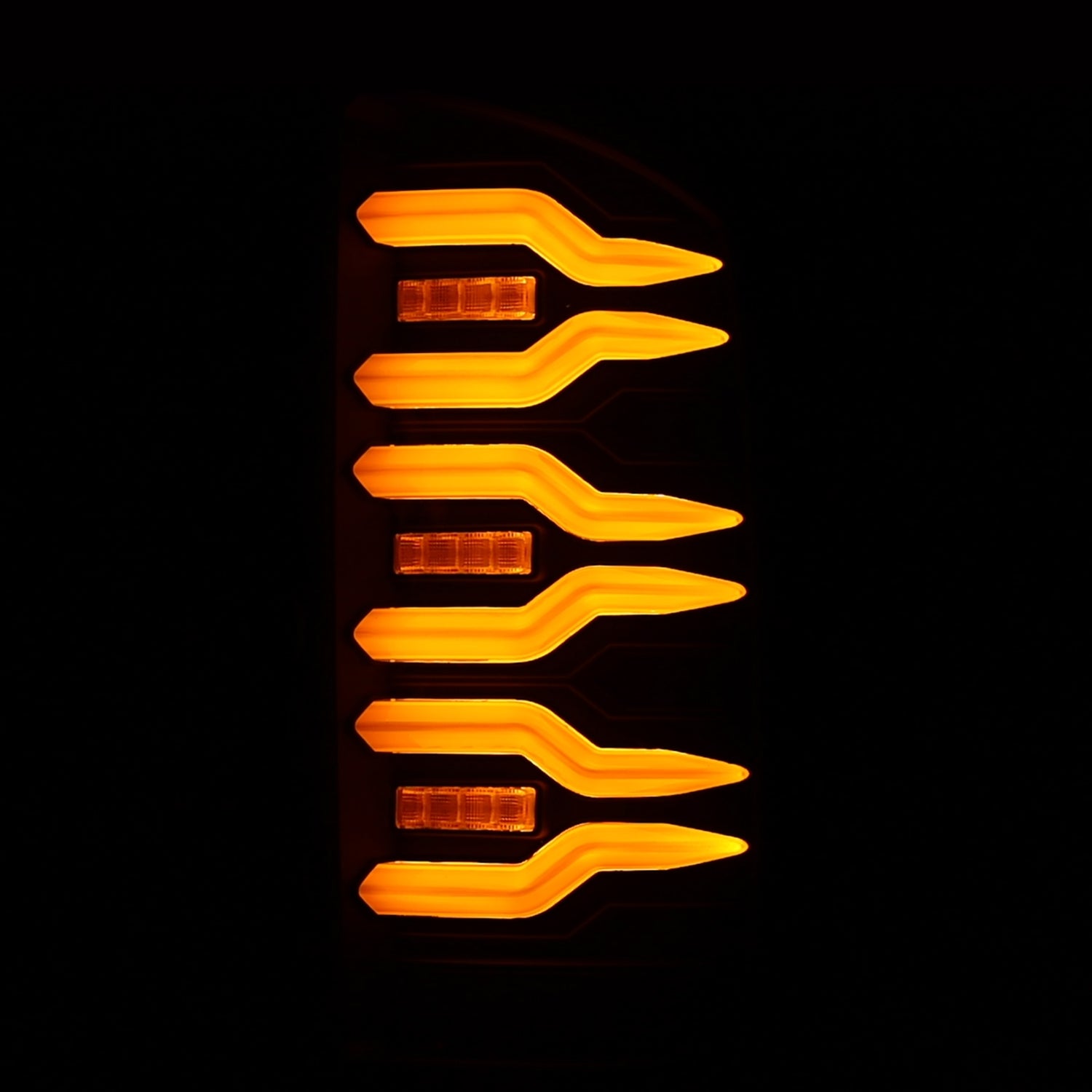 AlphaRex 02-06 Dodge Ram 1500/03-06 Dodge Ram 2500+3500 Luxx-Series LED Tail Lights (Pair) Black