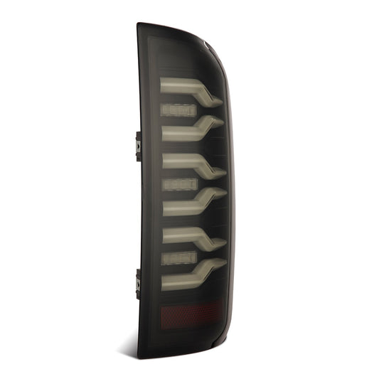 AlphaRex 02-06 Dodge Ram 1500/03-06 Dodge Ram 2500+3500 Luxx-Series LED Tail Lights (Pair) Black