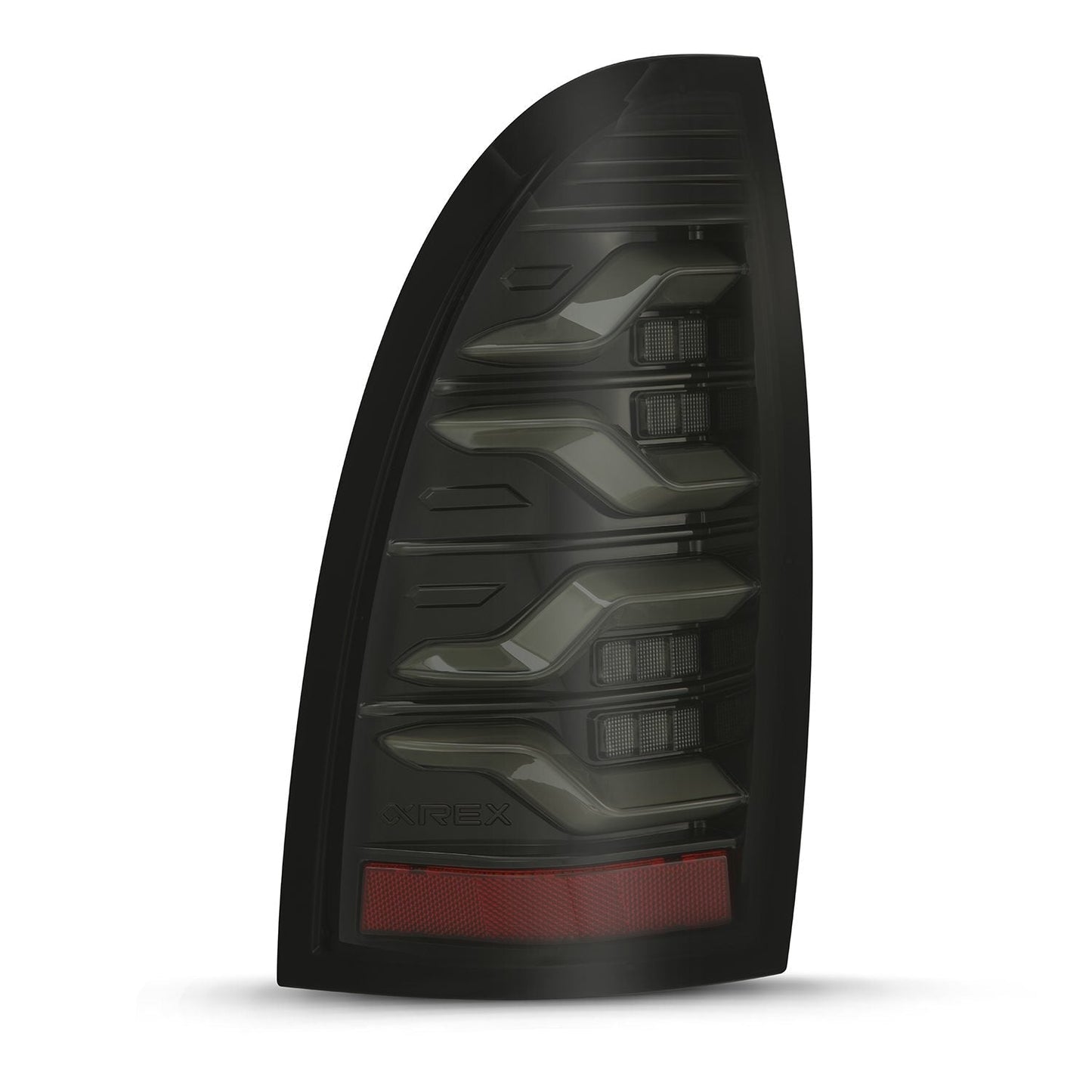 AlphaRex 05-15 Toyota Tacoma LUXX LED Taillights Alpha Blk w/Activ Light/Seq Signal